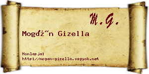 Mogán Gizella névjegykártya